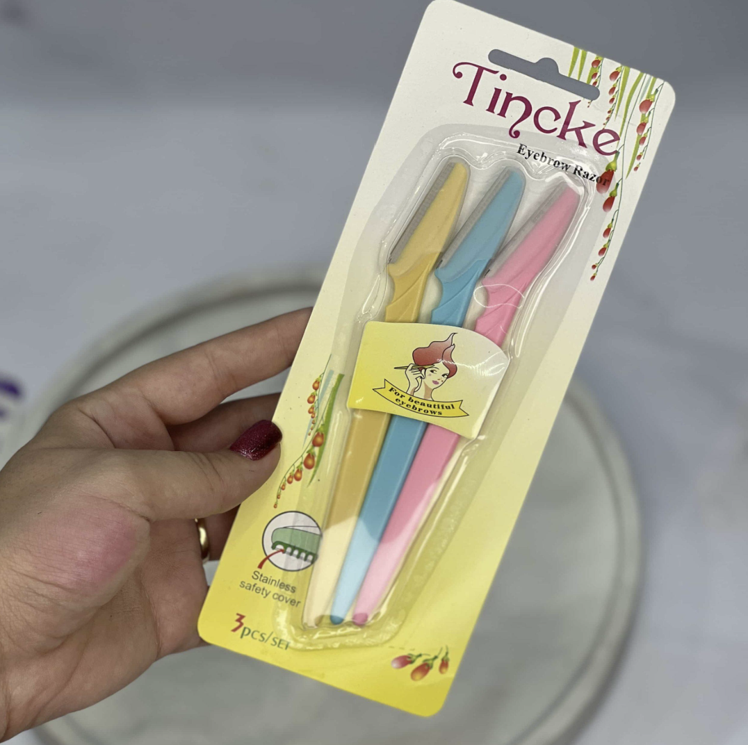 تیغ ابرو ۳تایی تینکل مدل اره ای